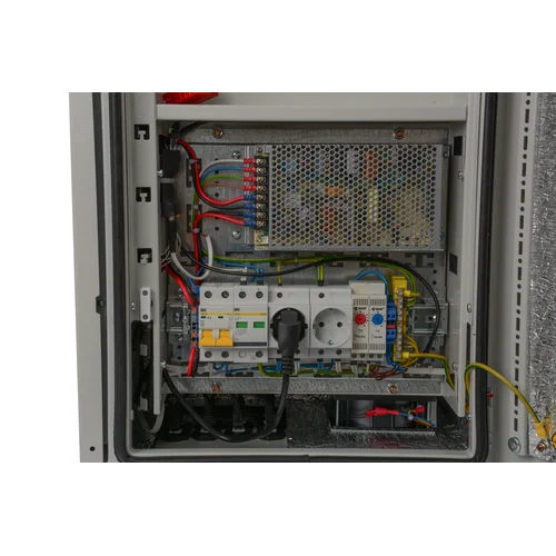 Уличный управляемый коммутационный узел, 8GPOE, климатического исполнения IP54, 48В 9Ач